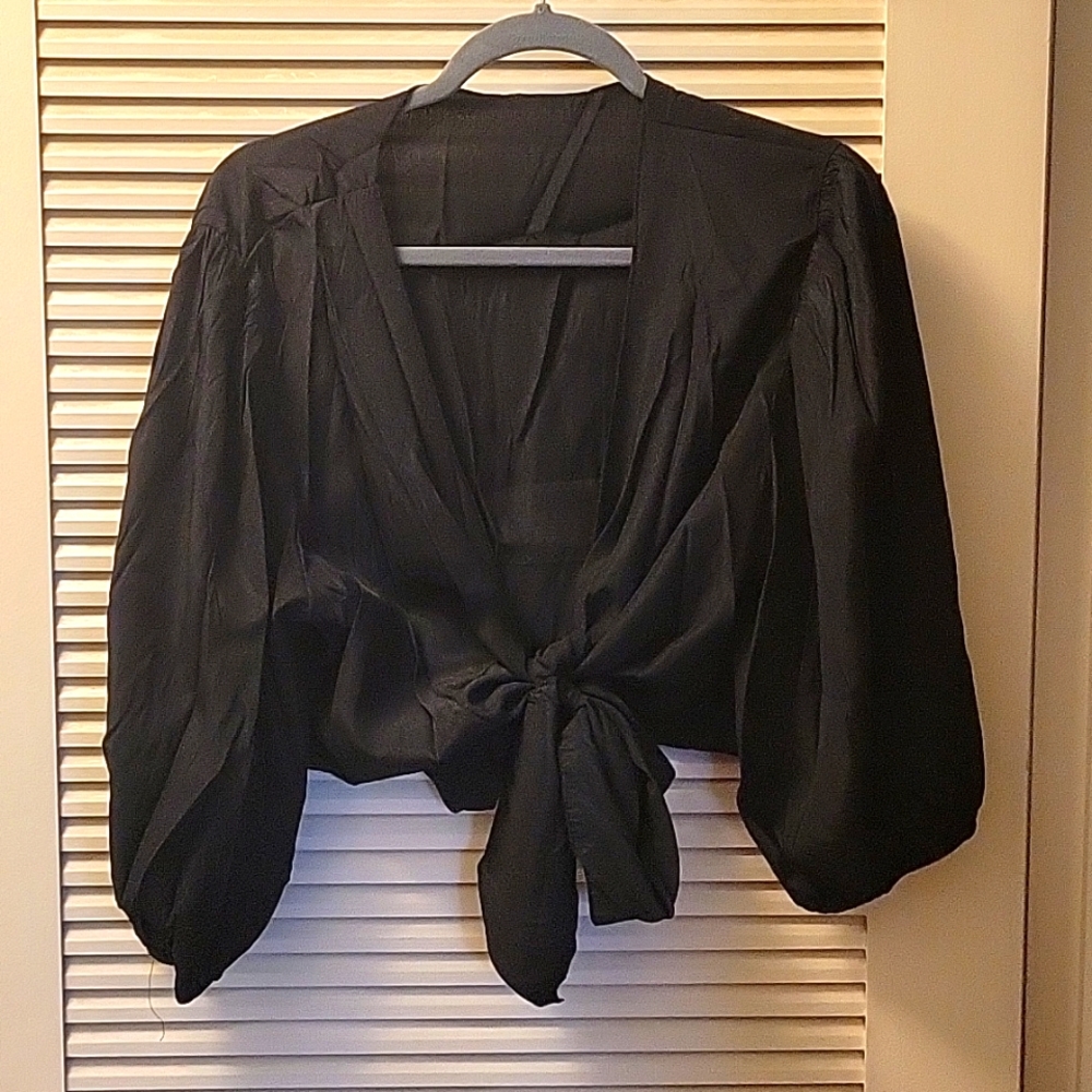Black Crop Top